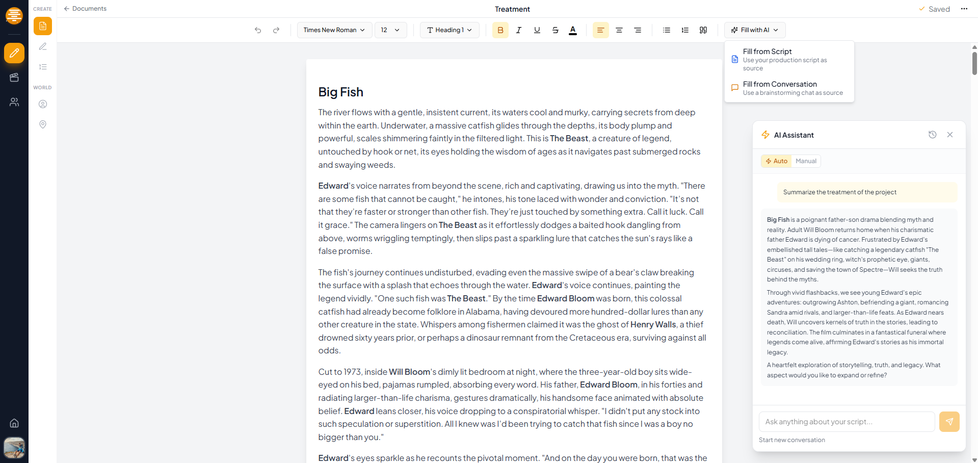 How to Write a Character Treatment and Breakdown for Your Screenplay